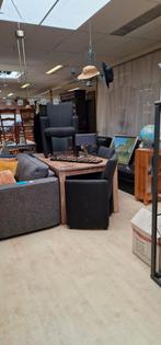 4 eetkamer stoelen met wielen, Ophalen of Verzenden, Gebruikt, Stof