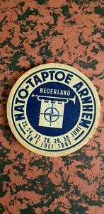 Oud Heineken bier viltje NATO TAPTOE Arnhem 1967, Verzamelen, Biermerken, Viltje(s), Heineken, Zo goed als nieuw, Verzenden