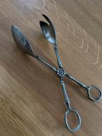 Verzilverd slabestek sla couvert opscheplepel brocante, Antiek en Kunst, Antiek | Bestek, Ophalen of Verzenden