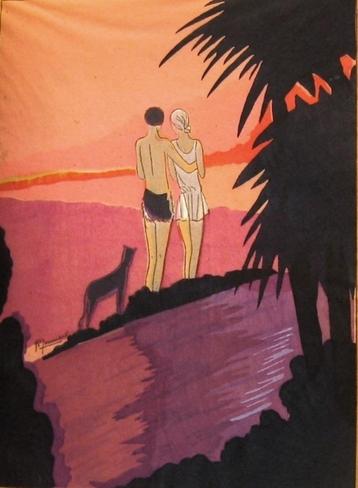 Daphnis et Chloé [c1930] Longus Art Deco Pochoir kleurenill. beschikbaar voor biedingen