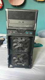 Sharkoon pc case met groene rgb, Ophalen of Verzenden, Zo goed als nieuw, Sharkoon