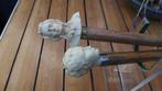 2 stuks mooie antieke wandelstokken, Antiek en Kunst, Ophalen of Verzenden
