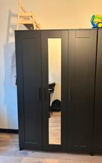 Kledingkast BRIMNES Ikea - 3 deurs zwart, Huis en Inrichting, Kasten | Kledingkasten, Ophalen, 50 tot 75 cm, 150 tot 200 cm