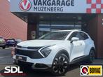 Kia Sportage 1.6 T-GDi Hybrid DynamicLine AWD // ELEK. STOEL, 12 maanden, Stof, Gebruikt, Zwart