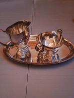 Zwaar verzilverd Gero 90 Melk en Suikerstel - DS Simonis, Antiek en Kunst, Ophalen of Verzenden