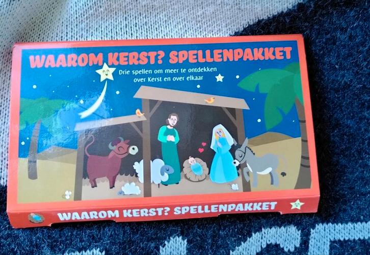 waarom kerst? spellenpakket, Hobby en Vrije tijd, Gezelschapsspellen | Kaartspellen, Zo goed als nieuw, Ophalen of Verzenden
