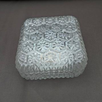 Retro plafondlamp plafonniere 18x18 cm beschikbaar voor biedingen