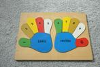 Educatieve houten puzzel, 2 tot 4 jaar, Gebruikt, 10 tot 50 stukjes, Ophalen of Verzenden