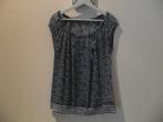 Zomers blauw/wit top/blouse merk Sandwich mt 40 kap mouwtje, Maat 38/40 (M), Wit, Ophalen of Verzenden, Zo goed als nieuw