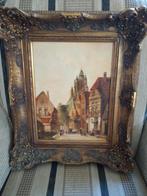 stadsgezicht de waag leeuwarden th. Selhorst sr., Antiek en Kunst, Ophalen