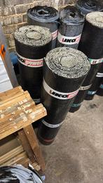Rollen dakbedekking bitummen nieuw met leislag of zonder, Overige materialen, Zwart, Nieuw, Ophalen of Verzenden