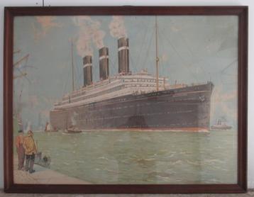 originele litho van de Belgenland Red Star Line Cassiers beschikbaar voor biedingen