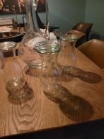Vintage Weck Glazen en Karaffen Set, Ophalen, Gebruikt, Overige vormen, Overige materialen