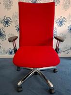 Bureaustoel rood instelbaar op 3 punten (1 of 2 stuks), Ophalen of Verzenden, Gebruikt, Rood, Bureaustoel