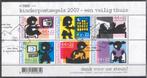Blok (128) - kind 2007 - een veilig thuis - gestempeld, Postzegels en Munten, Verzenden, Na 1940, Gestempeld