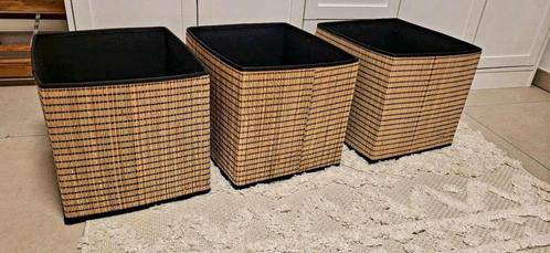 4x Gnabbas manden bakken Ikea o.a voor kallax, Huis en Inrichting, Woonaccessoires | Schalen en Manden, Zo goed als nieuw, Mand