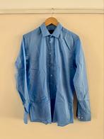Effen blauw overhemd Vito maat M, Blauw, Zo goed als nieuw, Vito, Halswijdte 39/40 (M)