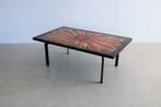 vintage xl coffee table | salontafel | Knud Michel | Deens, Ophalen of Verzenden, Gebruikt, Rechthoekig, Metaal