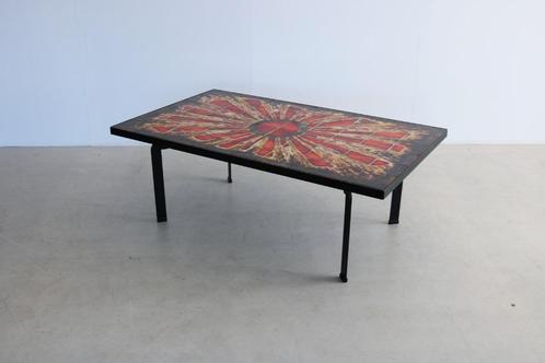 vintage xl coffee table | salontafel | Knud Michel | Deens, Huis en Inrichting, Tafels | Salontafels, Gebruikt, Rechthoekig, Metaal