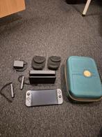 Nintendo switch OLED + opbergcase en accessoires., Ophalen of Verzenden, Zo goed als nieuw, Met 1 controller, Switch OLED