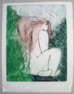 Paul Elshout (1949-2018) - Vrouwelijk naakt - ets nr. 23/30, Antiek en Kunst, Kunst | Litho's en Zeefdrukken, Ophalen of Verzenden