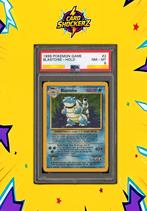 🟣 Blastoise #2 PSA 8 unlimited Pokémon 1999 Base Set! 🟣, Ophalen of Verzenden, Nieuw, Losse kaart
