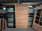 Houten Buitenjaloezie 225x120cm, Ophalen, Nieuw, Buitendeur, Hout