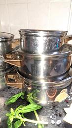 BK Pannenset - 6 delig, Ophalen of Verzenden, Gebruikt, Rvs, Pannenset