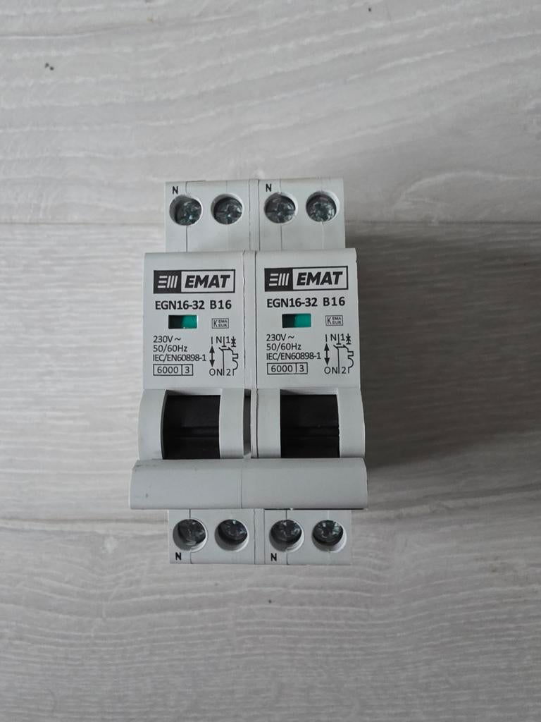 Emat EGN16-32 B16 Installatieautomaat, Verzenden, Nieuw, Schakelaar