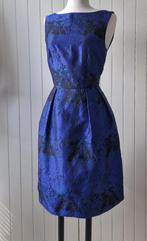 Waanzinnig mooie cobalt / zwarte  feestjurk mt 40, Ophalen of Verzenden, Zo goed als nieuw, Maat 38/40 (M), Blauw