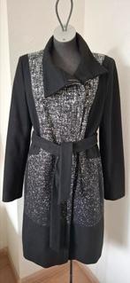 Mart Visser mantel wollen jas winterjas zwart maat 40 izgs, Kleding | Dames, Maat 38/40 (M), Mart Visser, Zwart, Ophalen of Verzenden