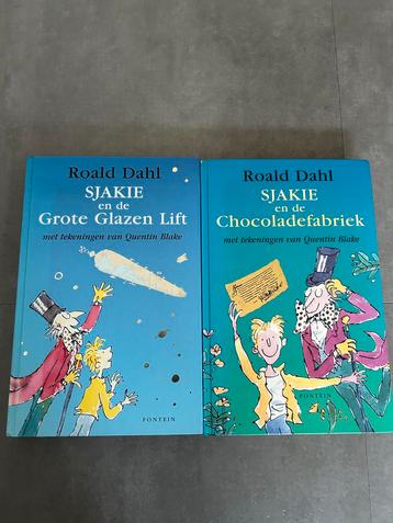 Roald Dahl - Sjakie boeken (2 stuks) beschikbaar voor biedingen
