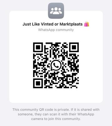 Whatsapp group like vinted for people in bollenstreek