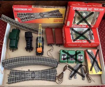 Fleischmann HO Profi Gleis,loc,kraan,wissels,rails,electro+ beschikbaar voor biedingen
