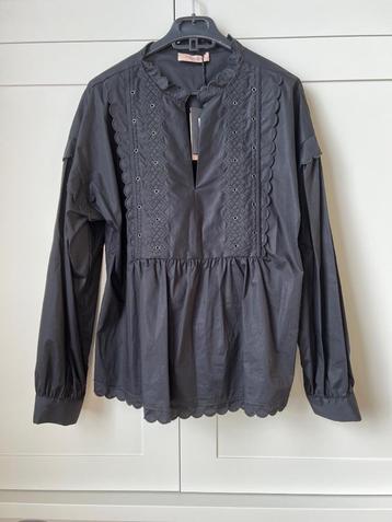Zwarte blouse Twinset Milano beschikbaar voor biedingen