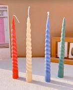 Nieuwe mal diner kaars gedraaid, Huis en Inrichting, Woonaccessoires | Kandelaars en Kaarsen, Ophalen of Verzenden, Nieuw, Overige materialen