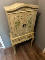 Charmant vintage kastje met olijventak-decoratie, Ophalen