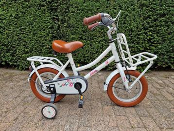 Bijzonder mooie Alpina Cargo 12 inch meisjesfiets wit beschikbaar voor biedingen