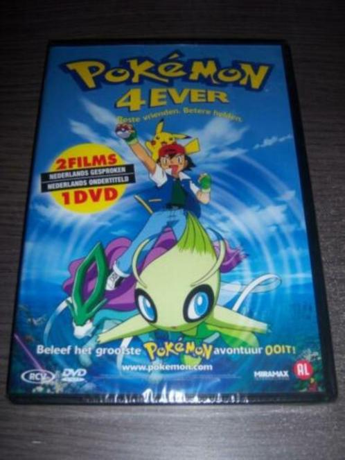 de 4e Pokemon Film: 4 Ever (2 films) in nieuwstaat, Cd's en Dvd's, Dvd's | Tekenfilms en Animatie, Zo goed als nieuw, Anime (Japans)