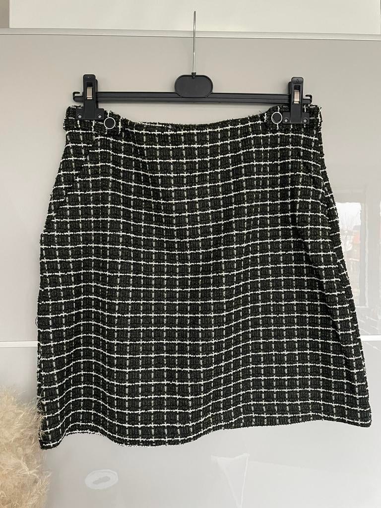 Prachtige winterse geruite rok - ICHI - Nieuw, Verzenden, Maat 42/44 (L), Nieuw, Boven de knie
