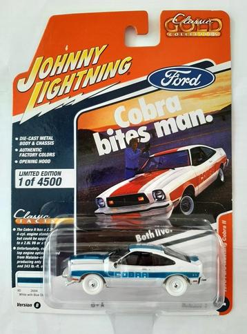 1978 Ford Mustang Cobra II v Johnny Lightning special chase