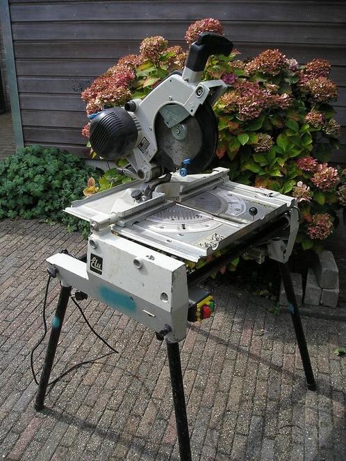 Elu TGS273 flip over zaagmachine, Doe-het-zelf en Verbouw, Gereedschap | Zaagmachines, Gebruikt, Cirkelzaag, 1200 watt of meer