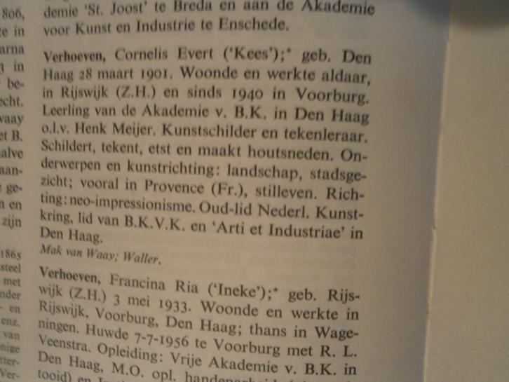 Leiden, Kees Verhoeven, (P.Scheen) Houtsn v/e PoortjeInfo ge, Antiek en Kunst, Kunst | Litho's en Zeefdrukken, Ophalen of Verzenden