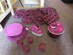 16 Stuks Tupperware Paars Meest NIEUW, Ophalen of Verzenden, Nieuw, Paars, Overige typen
