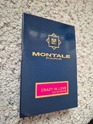 MONTALE CRAZY IN LOVE sample proefje NIEUW parfum niche edp beschikbaar voor biedingen