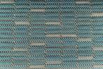 BYBORRE Johan Pine; blauw+groen+beige 11 mtr LUXE meubelstof, Wol, 120 cm of meer, Ophalen of Verzenden, Groen