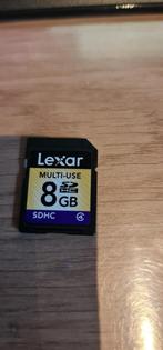 sdhc kaart, Audio, Tv en Foto, Fotografie | Geheugenkaarten, Lexar, 8 GB, Ophalen of Verzenden, Zo goed als nieuw