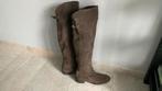 Laarzen, bruin, suéde, mt 40, lavorazione Artigiana, Kleding | Dames, Schoenen, Ophalen, Hoge laarzen, Bruin, Zo goed als nieuw