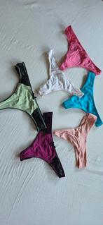 6x Sexy string maat S T.E.A.B, Kleding | Dames, Ophalen of Verzenden, Zwart, String
