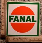 Vintage sticker Fanal olie benzinestation benzinepomp logo, Verzamelen, Ophalen of Verzenden, Zo goed als nieuw